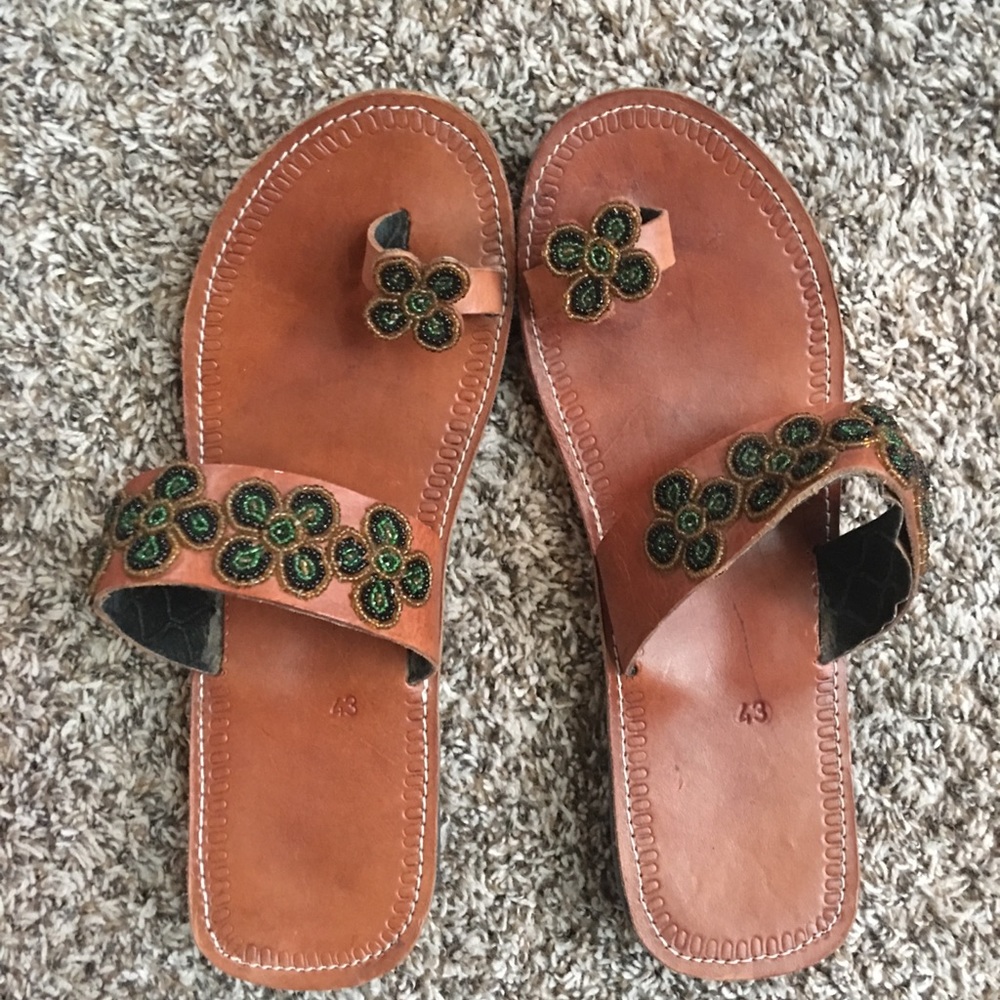African made leather sandals 11